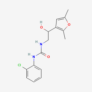 molecular formula C15H17ClN2O3 B2452569 1-(2-Chlorophenyl)-3-(2-(2,5-dimethylfuran-3-yl)-2-hydroxyethyl)urea CAS No. 2319783-73-6