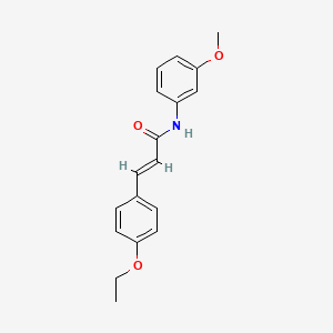 molecular formula C18H19NO3 B2452586 (2E)-3-(4-ethoxyphenyl)-N-(3-methoxyphenyl)prop-2-enamide CAS No. 1351349-72-8