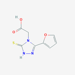 (3-Furan-2-yl-5-thioxo-1,5-dihydro-[1,2,4]triazol-4-yl)-acetic acid