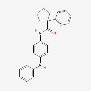 N-(4-(Phenylamino)phenyl)(phenylcyclopentyl)formamide