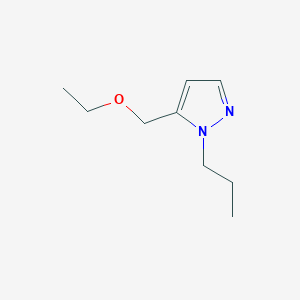 molecular formula C9H16N2O B2452608 5-(ethoxymethyl)-1-propyl-1H-pyrazole CAS No. 1856102-18-5