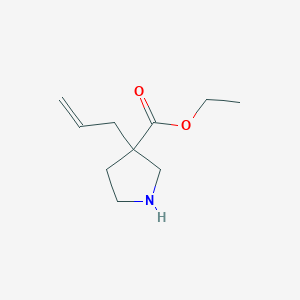 Ethyl 3-allylpyrrolidine-3-carboxylate