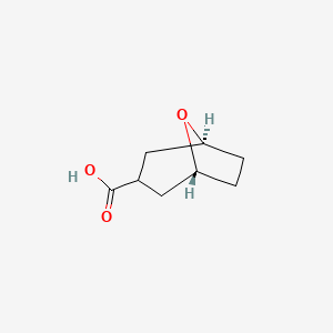molecular formula C8H12O3 B2452665 Endo-8-oxabicyclo[3.2.1]octane-3-carboxylic acid CAS No. 2007931-04-4