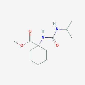 molecular formula C12H22N2O3 B2452698 methyl 1-(3-isopropylureido)cyclohexanecarboxylate CAS No. 1429901-78-9