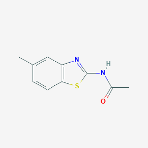 molecular formula C10H10N2OS B024527 N-(5-methyl-1,3-benzothiazol-2-yl)acetamide CAS No. 103037-96-3