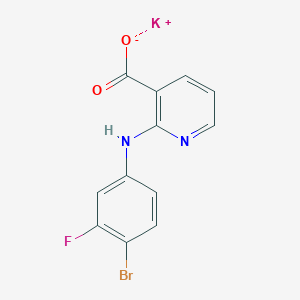 Potassium;2-(4-bromo-3-fluoroanilino)pyridine-3-carboxylate