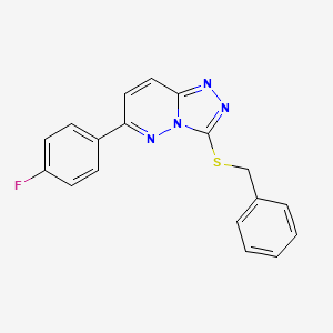 3-(Benzylthio)-6-(4-fluorophenyl)-[1,2,4]triazolo[4,3-b]pyridazine