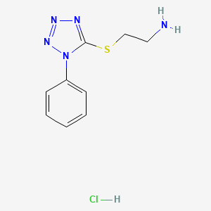 2-(1-Phenyl-1H-tetrazol-5-ylsulfanyl)-ethylamine hydrochloride