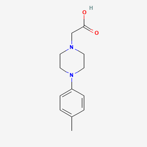molecular formula C13H18N2O2 B2452730 2-[4-(4-methylphenyl)piperazin-1-yl]acetic Acid CAS No. 896523-38-9