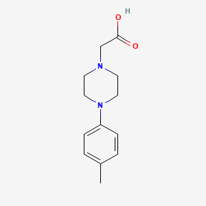 2-[4-(4-methylphenyl)piperazin-1-yl]acetic Acid