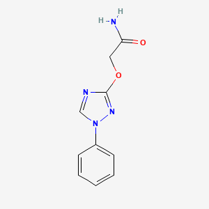 2-[(1-phenyl-1H-1,2,4-triazol-3-yl)oxy]acetamide