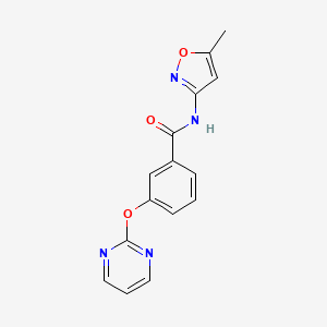 N-(5-methylisoxazol-3-yl)-3-(pyrimidin-2-yloxy)benzamide