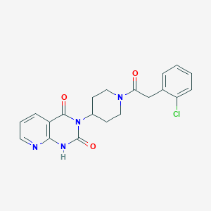 3-(1-(2-(2-chlorophenyl)acetyl)piperidin-4-yl)pyrido[2,3-d]pyrimidine-2,4(1H,3H)-dione