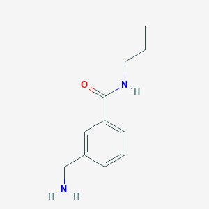 molecular formula C11H16N2O B2452752 3-(aminomethyl)-N-propylbenzamide CAS No. 926225-15-2
