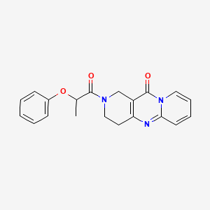 2-(2-phenoxypropanoyl)-3,4-dihydro-1H-dipyrido[1,2-a:4',3'-d]pyrimidin-11(2H)-one