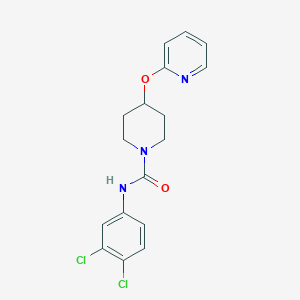 N-(3,4-dichlorophenyl)-4-(pyridin-2-yloxy)piperidine-1-carboxamide
