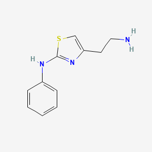 2-Anilino-4-(2-aminoethyl)thiazole