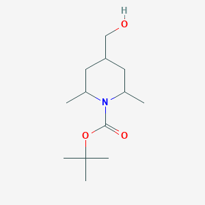 molecular formula C13H25NO3 B2452796 1-Boc-2,6-dimethyl-4-Piperidinemethanol CAS No. 1934594-38-3