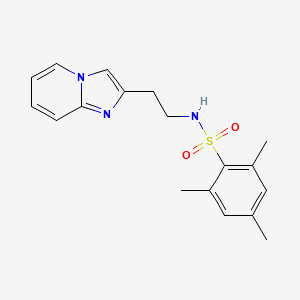 N-(2-imidazo[1,2-a]pyridin-2-ylethyl)-2,4,6-trimethylbenzenesulfonamide