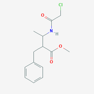 Methyl 2-benzyl-3-[(2-chloroacetyl)amino]butanoate