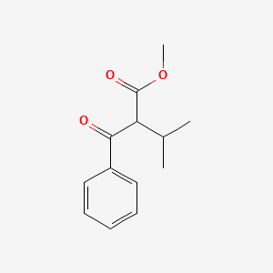 molecular formula C13H16O3 B2452818 Methyl 2-benzoyl-3-methylbutanoate CAS No. 29540-55-4