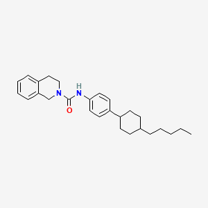 N-[4-(4-pentylcyclohexyl)phenyl]-3,4-dihydro-2(1H)-isoquinolinecarboxamide