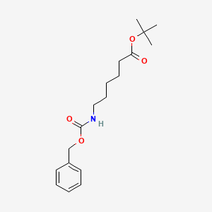 molecular formula C18H27NO4 B2452901 叔丁基6-(((苄氧羰基)氨基)己酸酯 CAS No. 158141-67-4