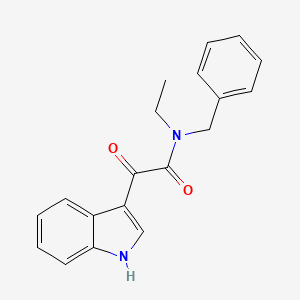 molecular formula C19H18N2O2 B2452915 N-benzyl-N-ethyl-2-(1H-indol-3-yl)-2-oxoacetamide CAS No. 852367-08-9