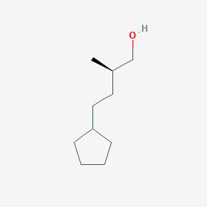 (2R)-4-Cyclopentyl-2-methylbutan-1-ol