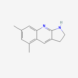 5,7-dimethyl-1H,2H,3H-pyrrolo[2,3-b]quinoline