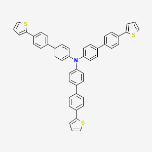 molecular formula C48H33NS3 B2452987 三[4'-(2-噻吩基)-4-联苯基]胺 CAS No. 1092356-36-9