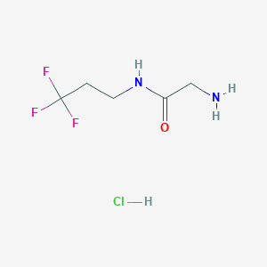 2-Amino-N-(3,3,3-trifluoropropyl)acetamide hydrochloride