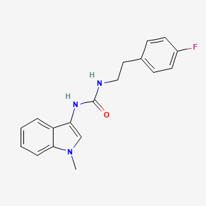 1-(4-fluorophenethyl)-3-(1-methyl-1H-indol-3-yl)urea