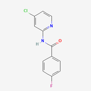 Benzamide,n-(4-chloro-2-pyridinyl)-4-fluoro-