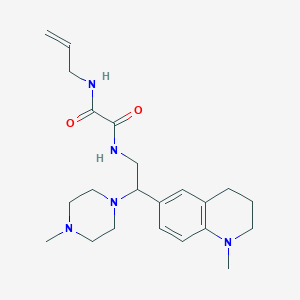 N1-allyl-N2-(2-(1-methyl-1,2,3,4-tetrahydroquinolin-6-yl)-2-(4-methylpiperazin-1-yl)ethyl)oxalamide