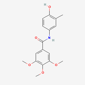 N-(4-hydroxy-3-methylphenyl)-3,4,5-trimethoxybenzamide