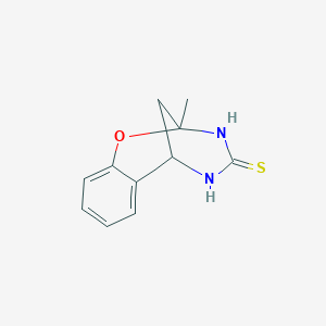 2-methyl-2,3,5,6-tetrahydro-4H-2,6-methano-1,3,5-benzoxadiazocine-4-thione