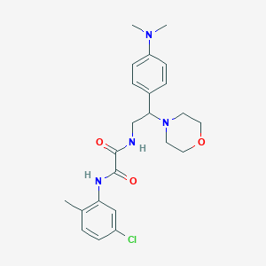 N1-(5-chloro-2-methylphenyl)-N2-(2-(4-(dimethylamino)phenyl)-2-morpholinoethyl)oxalamide