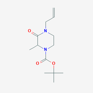 Tert-butyl 2-methyl-3-oxo-4-prop-2-enylpiperazine-1-carboxylate