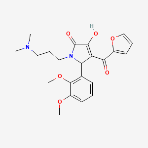 5-(2,3-dimethoxyphenyl)-1-(3-(dimethylamino)propyl)-4-(furan-2-carbonyl)-3-hydroxy-1H-pyrrol-2(5H)-one