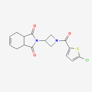 2-(1-(5-chlorothiophene-2-carbonyl)azetidin-3-yl)-3a,4,7,7a-tetrahydro-1H-isoindole-1,3(2H)-dione