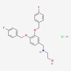 molecular formula C23H24ClF2NO3 B2453415 XRK3F2 