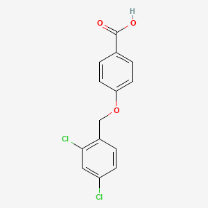 molecular formula C14H10Cl2O3 B2453416 4-[(2,4-Dichlorobenzyl)oxy]benzoic acid CAS No. 84404-09-1