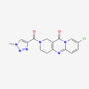 8-chloro-2-(1-methyl-1H-1,2,3-triazole-4-carbonyl)-3,4-dihydro-1H-dipyrido[1,2-a:4',3'-d]pyrimidin-11(2H)-one