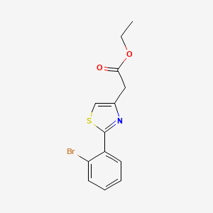 Ethyl 2-[2-(2-bromophenyl)-1,3-thiazol-4-yl]acetate