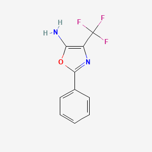 2-Phenyl-4-(trifluoromethyl)-1,3-oxazol-5-amine