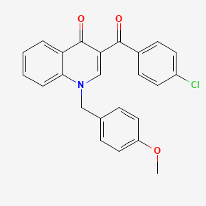 3-(4-chlorobenzoyl)-1-(4-methoxybenzyl)quinolin-4(1H)-one