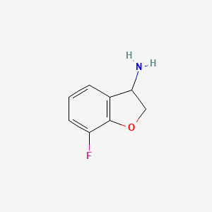 7-Fluoro-2,3-dihydrobenzofuran-3-amine