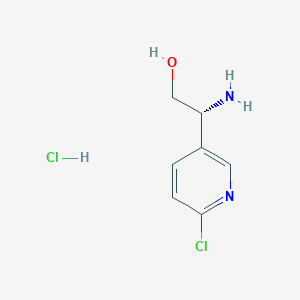 (2r)-2-Amino-2-(6-chloro(3-pyridyl))ethan-1-ol hcl