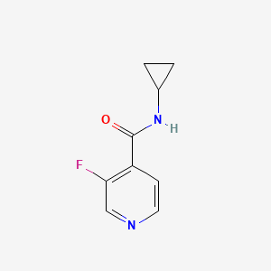 N-cyclopropyl-3-fluoropyridine-4-carboxamide